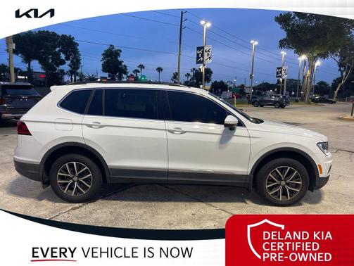 Pure White 2021 Volkswagen Tiguan 2.0T SE 4MOTION