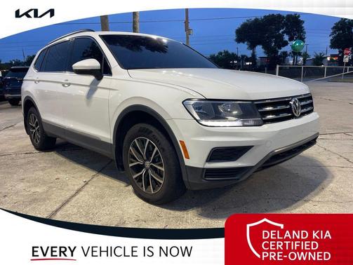 Pure White 2021 Volkswagen Tiguan 2.0T SE 4MOTION
