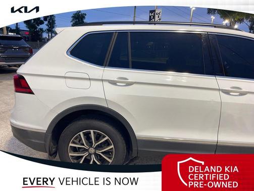 Pure White 2021 Volkswagen Tiguan 2.0T SE 4MOTION