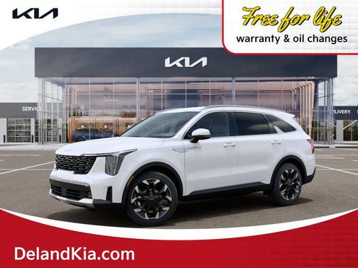 White 2026 Kia Sorento EX