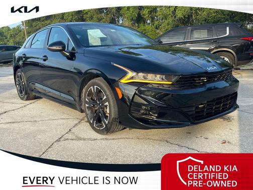 Ebony Black 2022 Kia K5 GT-Line