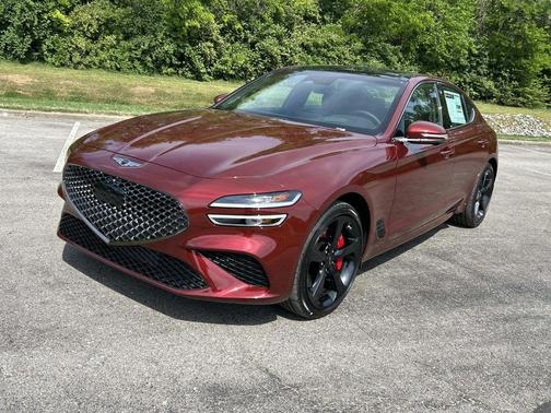 Red 2026 Genesis G70 3.3T Sport Prestige