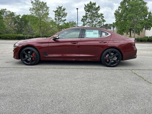 Red 2026 Genesis G70 3.3T Sport Prestige
