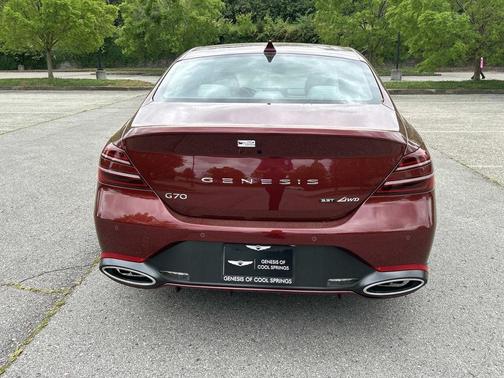 Red 2026 Genesis G70 3.3T Sport Prestige