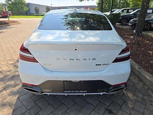 White 2025 Genesis G70 3.3T Sport Prestige