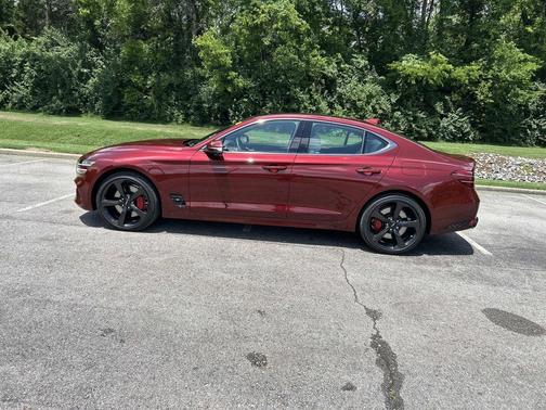 Red 2026 Genesis G70 3.3T Sport Prestige