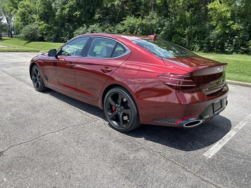 Red 2026 Genesis G70 3.3T Sport Prestige