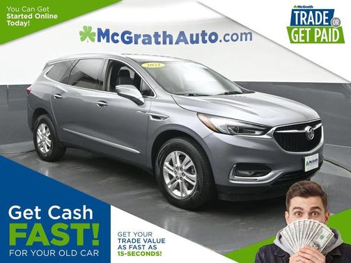 Satin Steel Gray Metallic 2021 Buick Enclave Essence