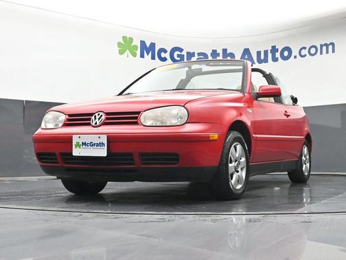 Red 2001 Volkswagen Cabrio GLX