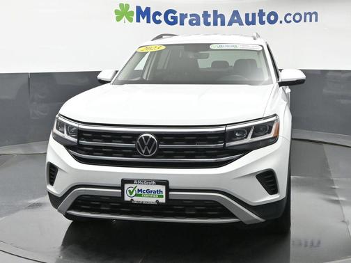 Pure White 2023 Volkswagen Atlas 3.6L SE w/Technology