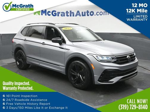 Pyrite Silver Metallic 2023 Volkswagen Tiguan 2.0T SE R-Line Black