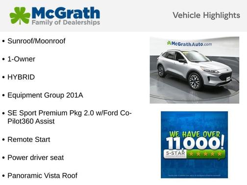 2020 Ford Escape SE Sport Hybrid