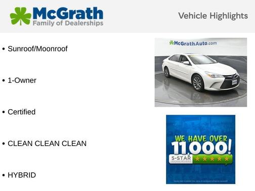 2015 Toyota Camry Hybrid LE