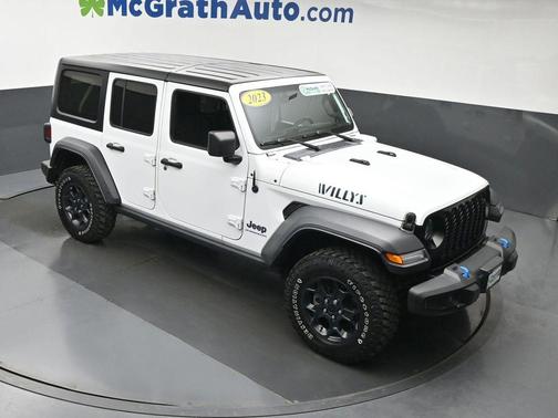 Bright White Clearcoat 2023 Jeep Wrangler 4xe Base