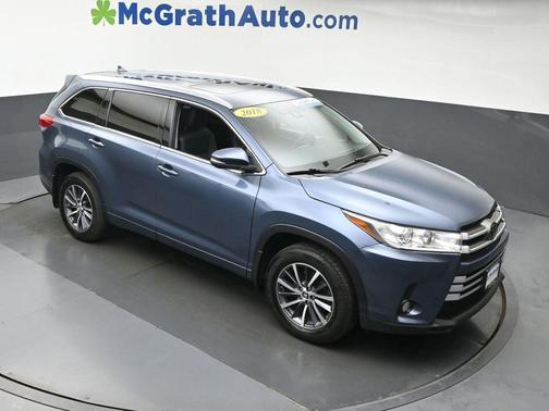 Shoreline Blue Pearl 2018 Toyota Highlander XLE