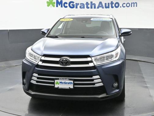 Shoreline Blue Pearl 2018 Toyota Highlander XLE