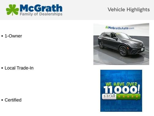 2022 Volkswagen Tiguan 2.0T SE