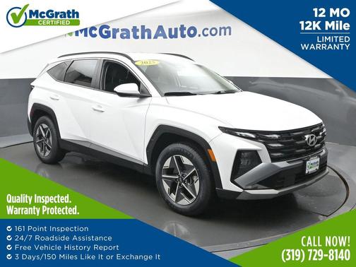 White Pearl 2025 Hyundai TUCSON SEL