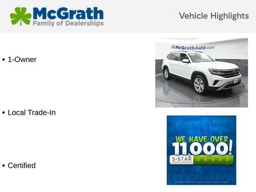 2021 Volkswagen Atlas 3.6 V6 SE w/ Technology