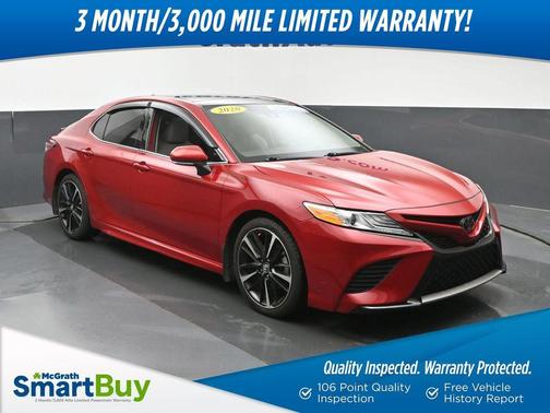 Red 2020 Toyota Camry XSE