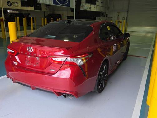 Red 2020 Toyota Camry XSE