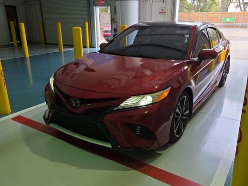 Red 2020 Toyota Camry XSE
