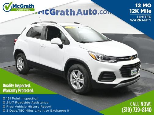 Summit White 2021 Chevrolet Trax LT