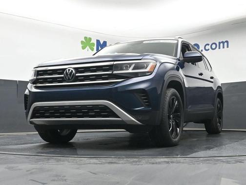 Tourmaline Blue Metallic 2023 Volkswagen Atlas 3.6L SE w/Technology