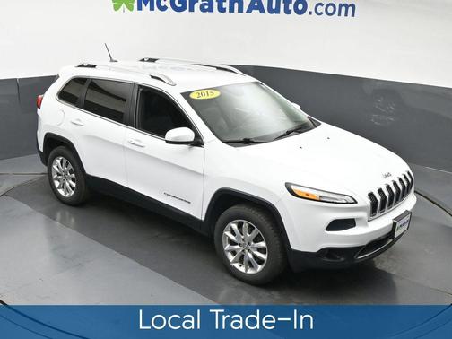 Bright White Clearcoat 2015 Jeep Cherokee Limited