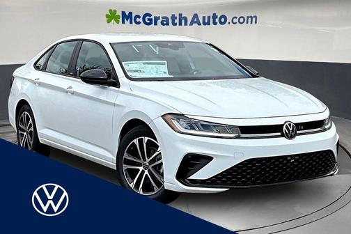 Pure White 2026 Volkswagen Jetta 1.5T Sport
