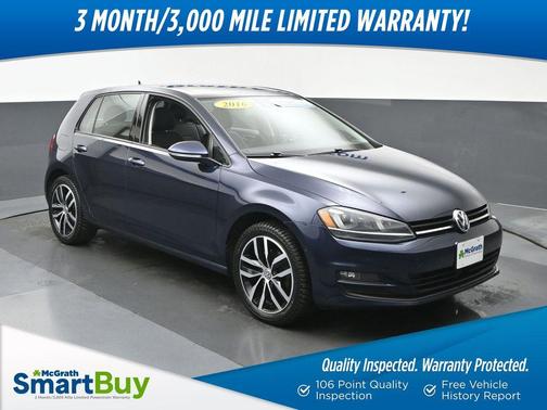 Night Blue Metallic 2016 Volkswagen Golf TSI SE 4-Door
