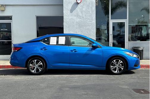 Electric Blue Metallic 2022 Nissan Sentra SV