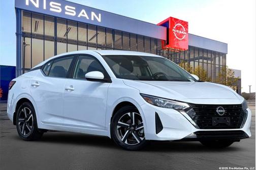 Cloud White 2025 Nissan Sentra SV