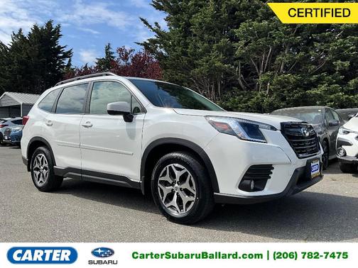 Crystal White Pearl 2022 Subaru Forester Premium