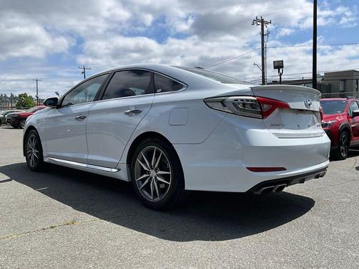 Quartz White Pearl 2015 Hyundai SONATA Sport 2.0T