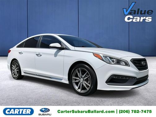 Quartz White Pearl 2015 Hyundai SONATA Sport 2.0T