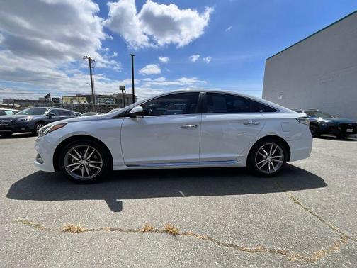 Quartz White Pearl 2015 Hyundai SONATA Sport 2.0T