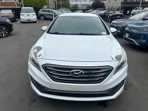 Quartz White Pearl 2015 Hyundai SONATA Sport 2.0T
