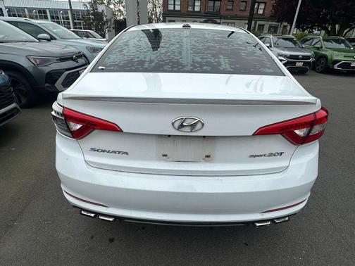 Quartz White Pearl 2015 Hyundai SONATA Sport 2.0T