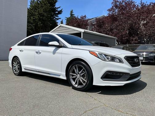 Quartz White Pearl 2015 Hyundai SONATA Sport 2.0T