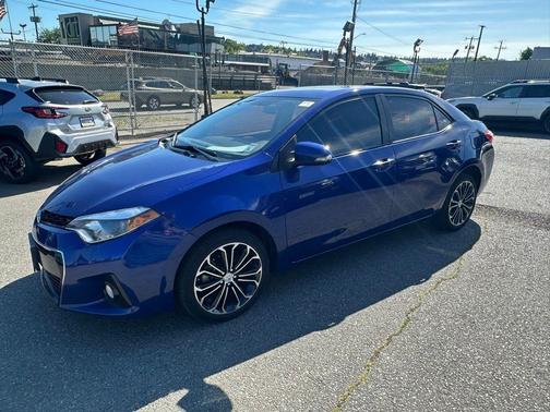 Blue Crush Metallic 2016 Toyota Corolla S Plus