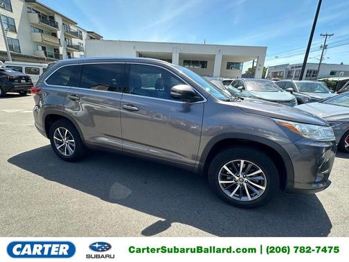 Predawn Gray Mica 2017 Toyota Highlander XLE