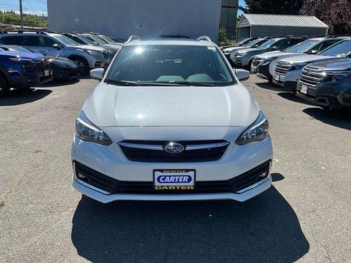 Crystal White Pearl 2022 Subaru Impreza Premium
