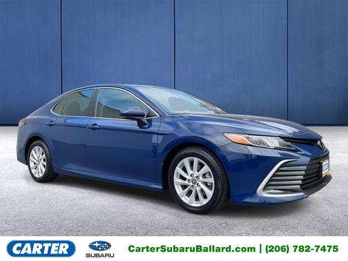 Blue 2023 Toyota Camry LE