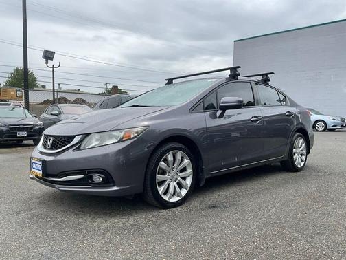 Modern Steel Metallic 2015 Honda Civic EX-L