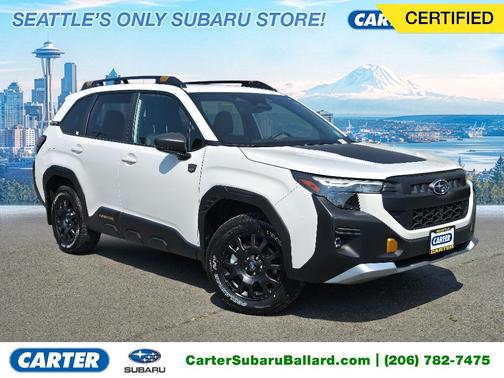 Crystal White Pearl 2026 Subaru Forester Wilderness