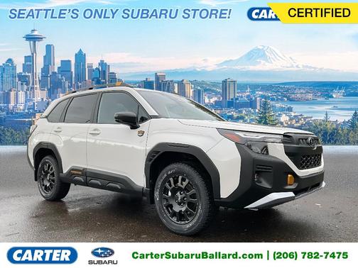 Crystal White Pearl 2026 Subaru Forester Wilderness