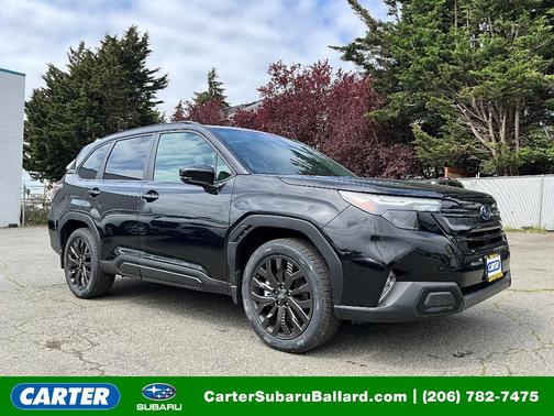 Crystal Black Silica 2026 Subaru Forester Sport