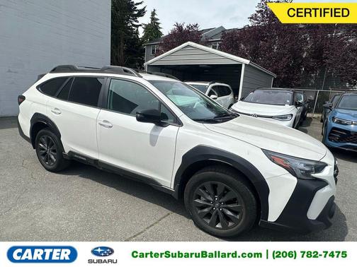Crystal White Pearl 2023 Subaru Outback Onyx Edition