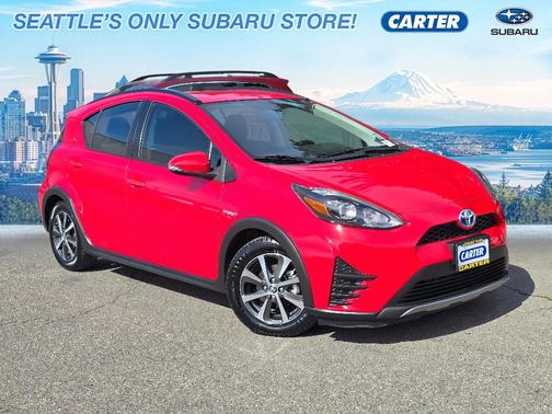 Absolutely Red 2018 Toyota Prius c Two
